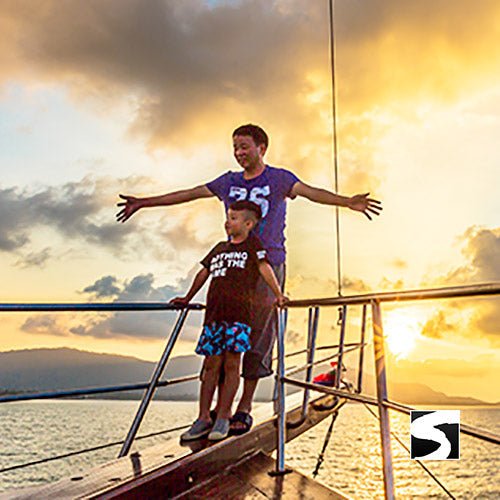 Romantic sunset sailing boat tour - Coastline Koh Samui with Buffet - samuitours.app